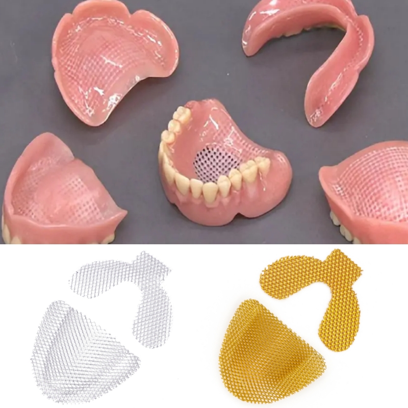 Teeth Whitening Tray - 20개입 상하악 틀니 보강 메쉬 구개