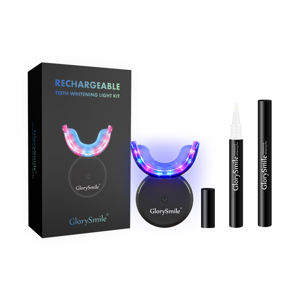 Teeth Whitening Led Kit - 글로리스마일 살롱 무과산화수소 무선 32구 LED