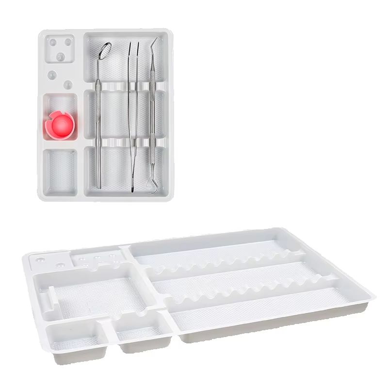 Teeth Whitening Tray - 10개입 일회용 다중 구획 치과용 플라스틱