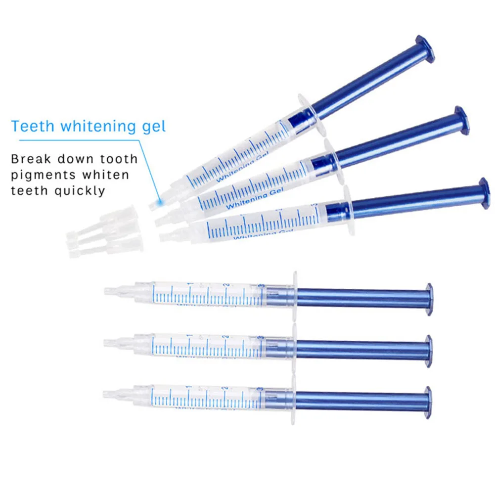 Teeth Whitening Led Kit - 3ML 치아 미백 젤 주사기 카바마이드
