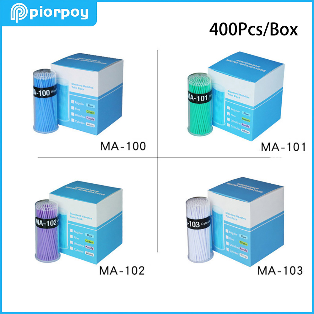 Teeth Whitening Express - PIORPOY 400Pcs/Box 치과용 마이크로 브러시 치과용