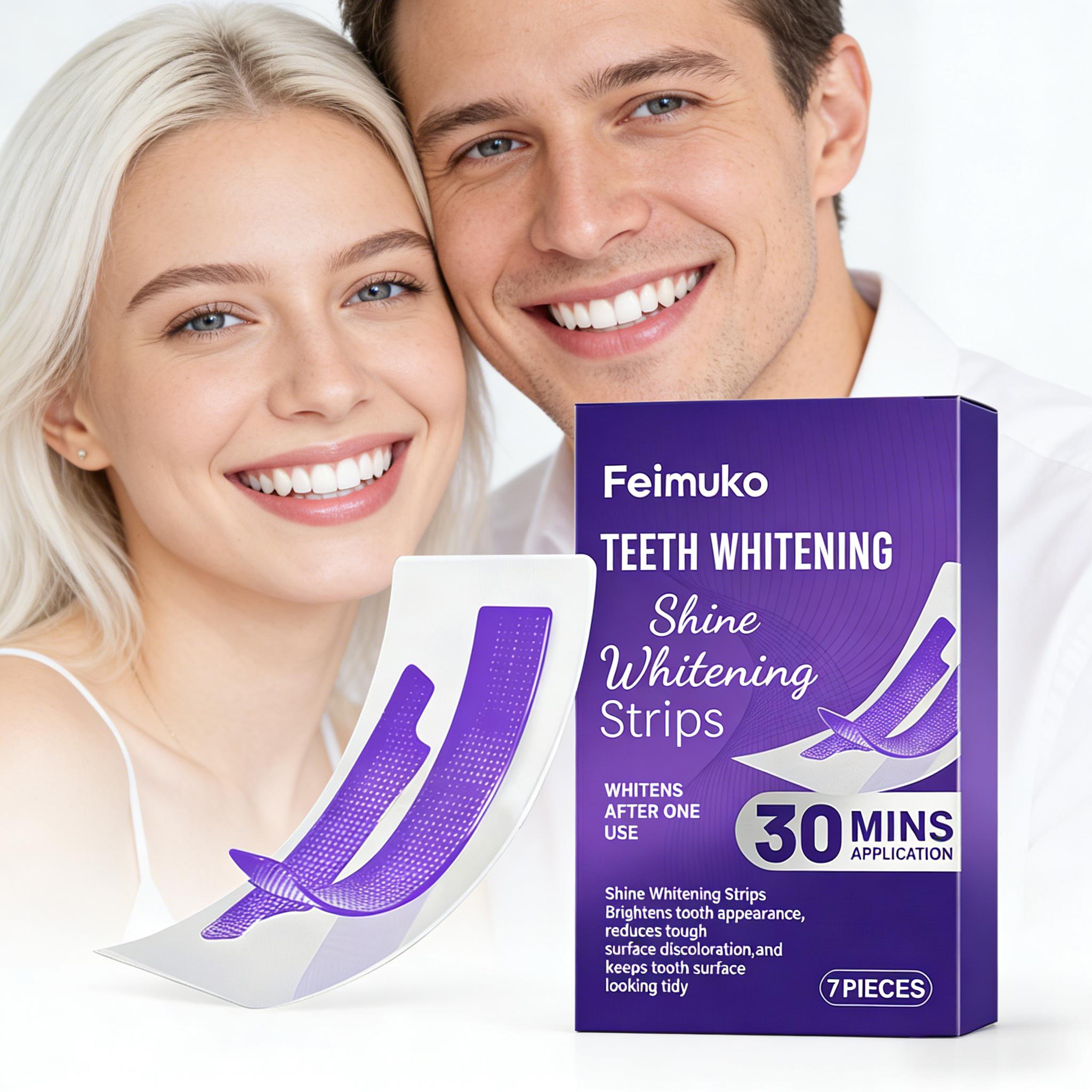 Teeth Whitening Session - 치아 미백 스트립은 민감성 감소를 도와