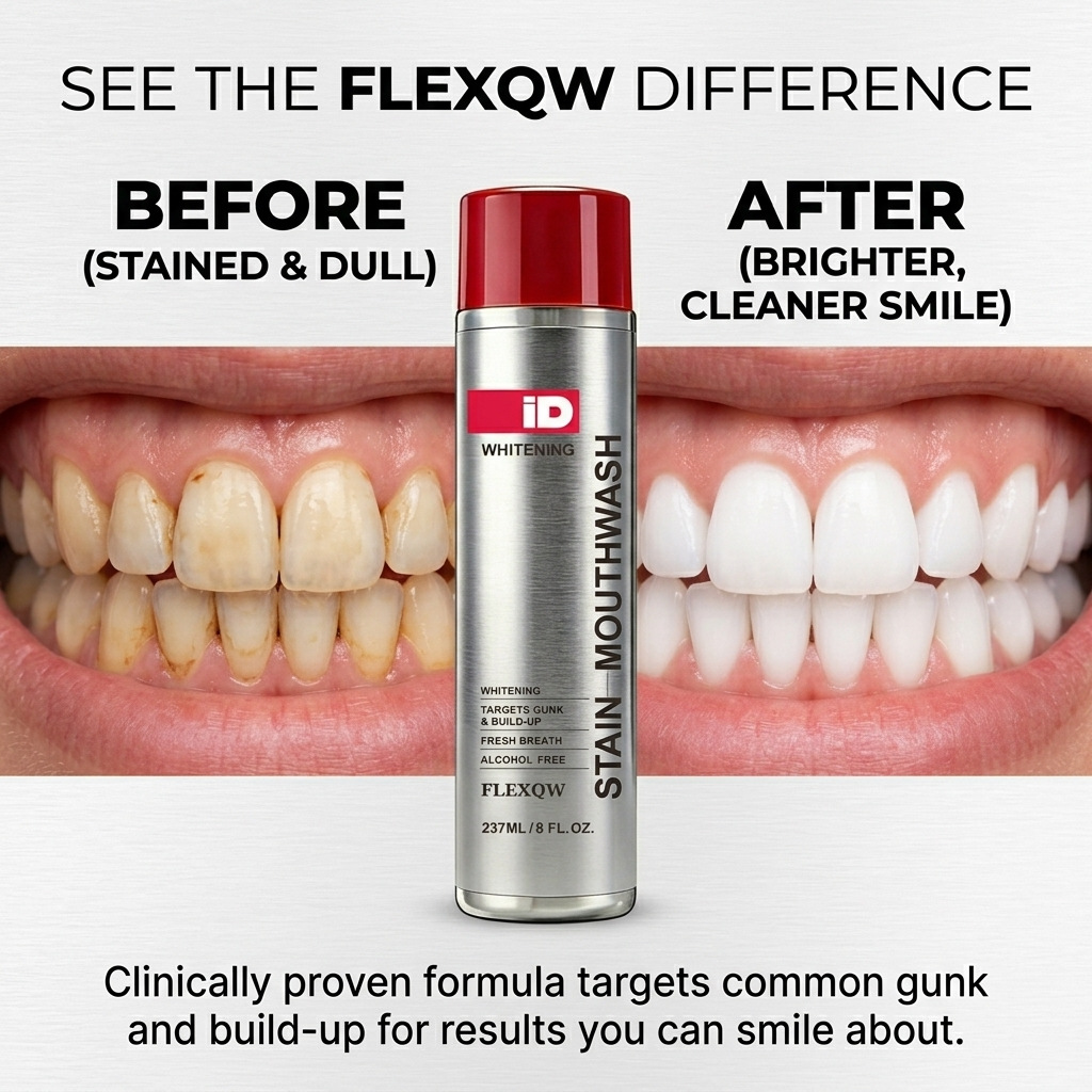 Teeth Whitening Hismile - 히스마일 ID 화이트닝 스테인 마우스워시 237ml