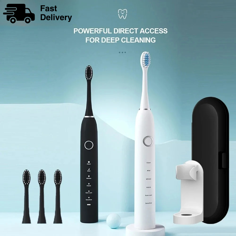 Teeth Whitening Kit - KLXKLX 소닉 전동 칫솔 IPX7 충전식