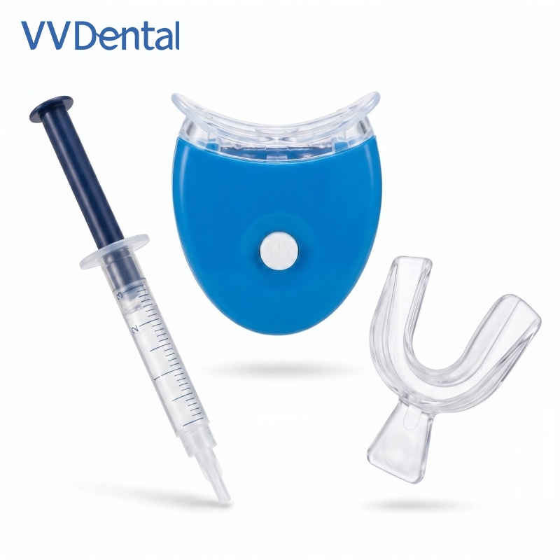Teeth Whitening Kit With Light - 휴대용 치아 미백 키트, 단일 LED