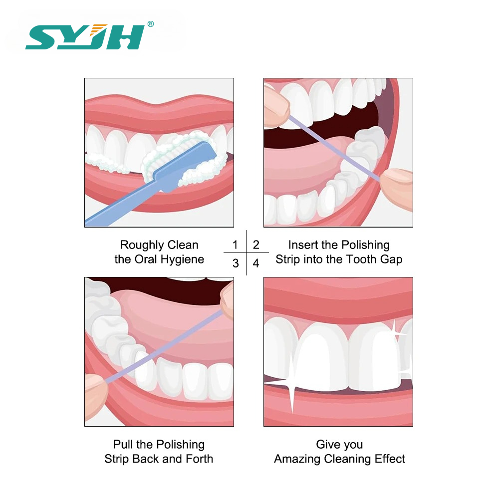 치아 연마 스트립 롤 치아 미백 키트 3가지 그릿 6M - Teeth Whitening Kit 리뷰 및 가격