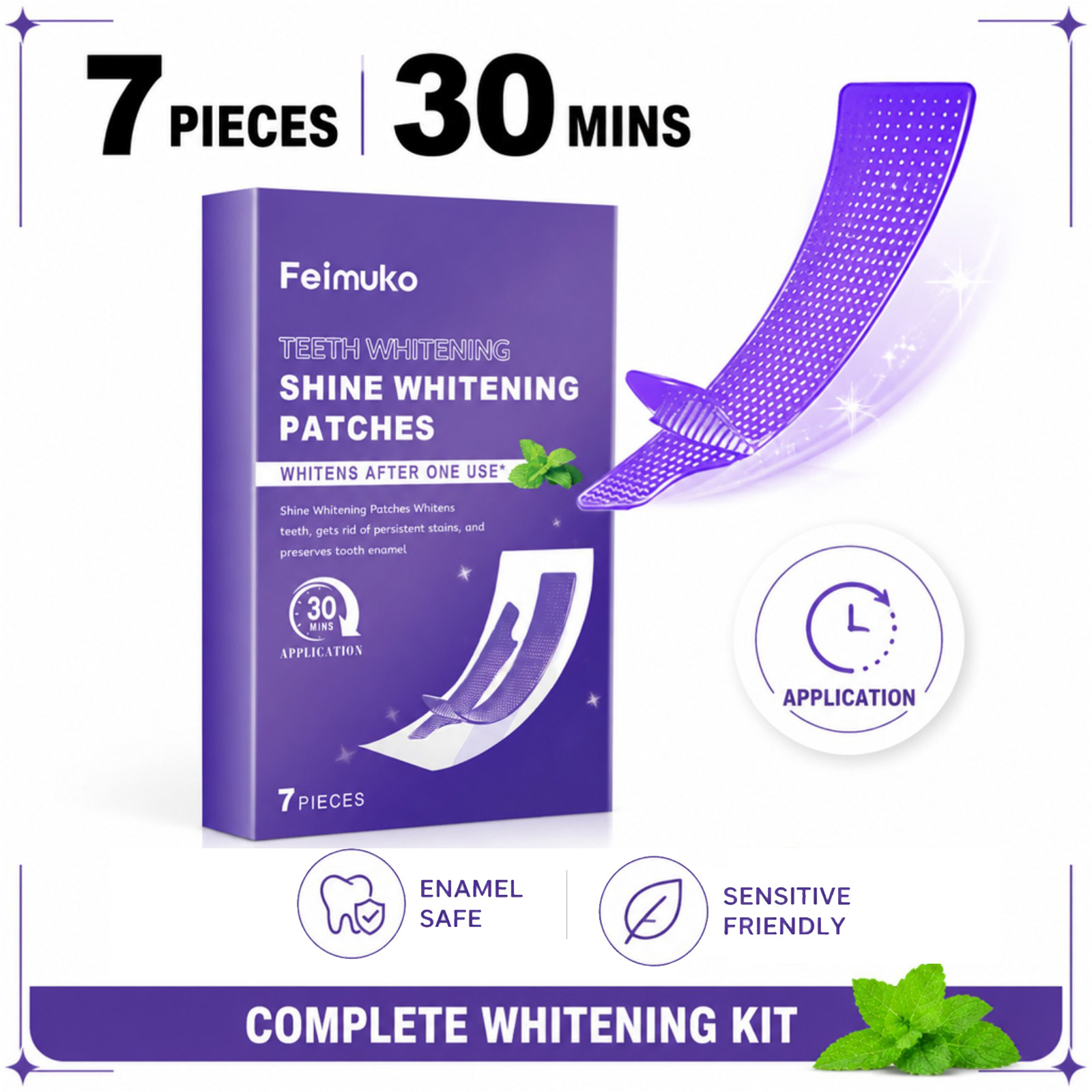 7/14/21/28개입 퍼플 치아 미백 스트립 3D 핏 - Whitening Strip 3D 리뷰 및 가격