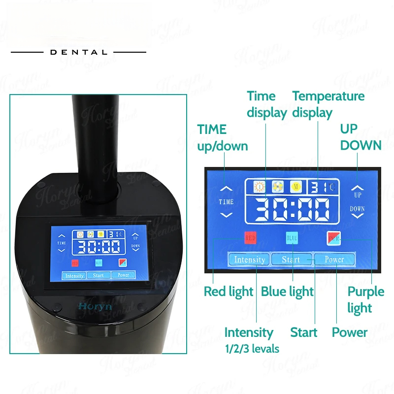 80W 리프트형 치과용 냉광 램프 블루 컬러 터치스크린 - Teeth Whitening Kit With Light 리뷰 및 가격