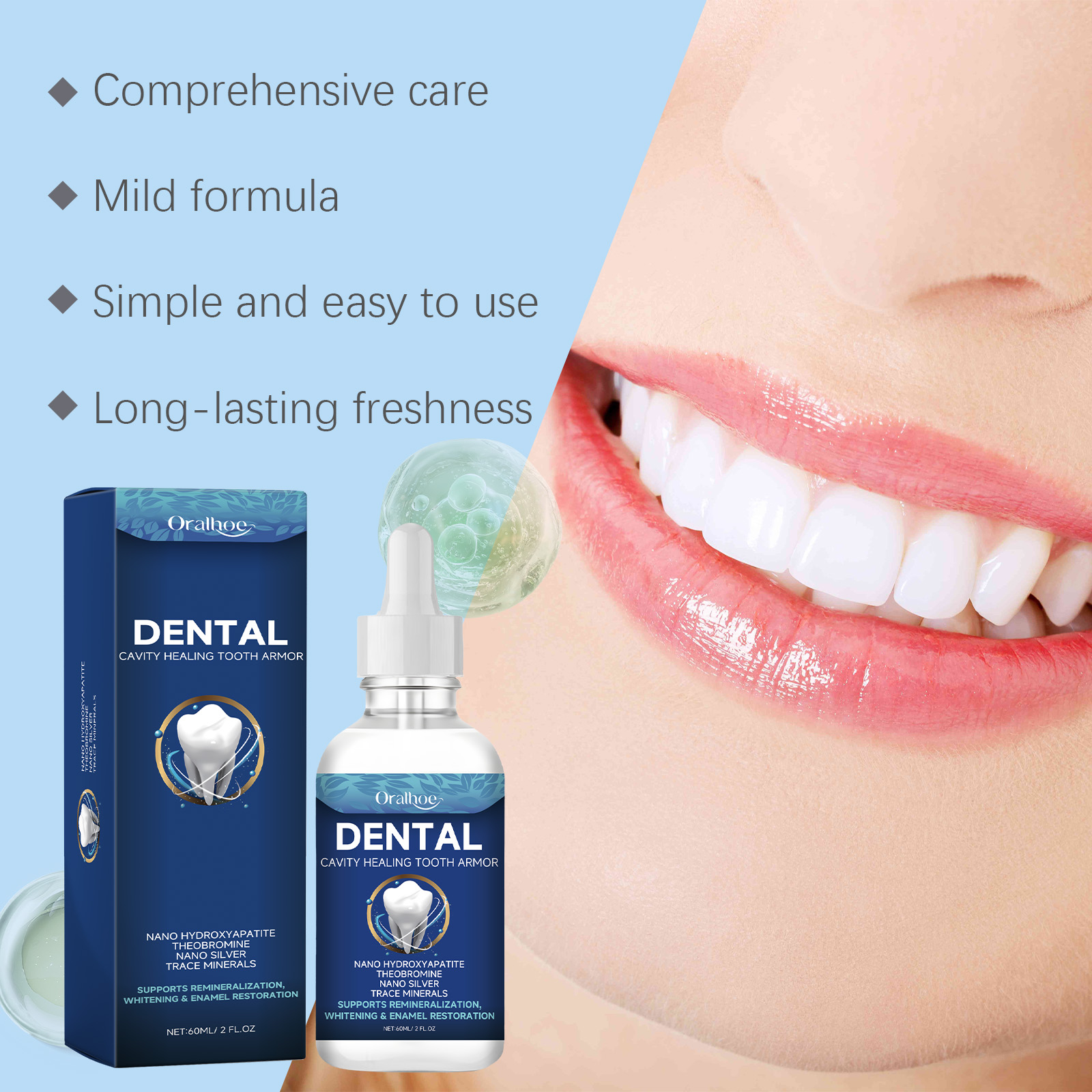 오랄호 치아 미백 세럼 액상 플라그 치석 제거 커피 차 - Teeth Whitening Naturally 리뷰 및 가격