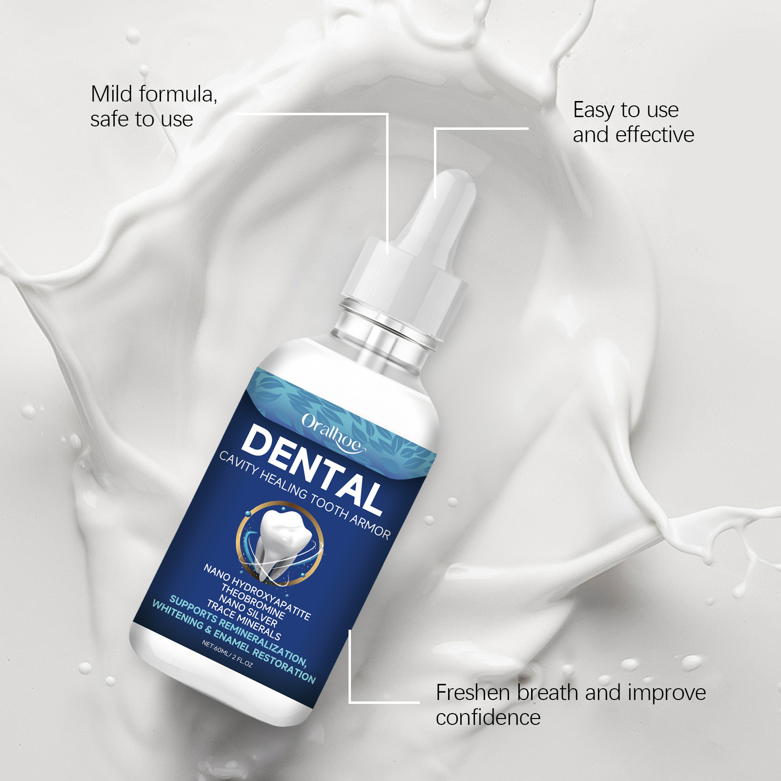 오랄호 치아 미백 세럼 액상 플라그 치석 제거 커피 차 - Teeth Whitening Naturally 리뷰 및 가격