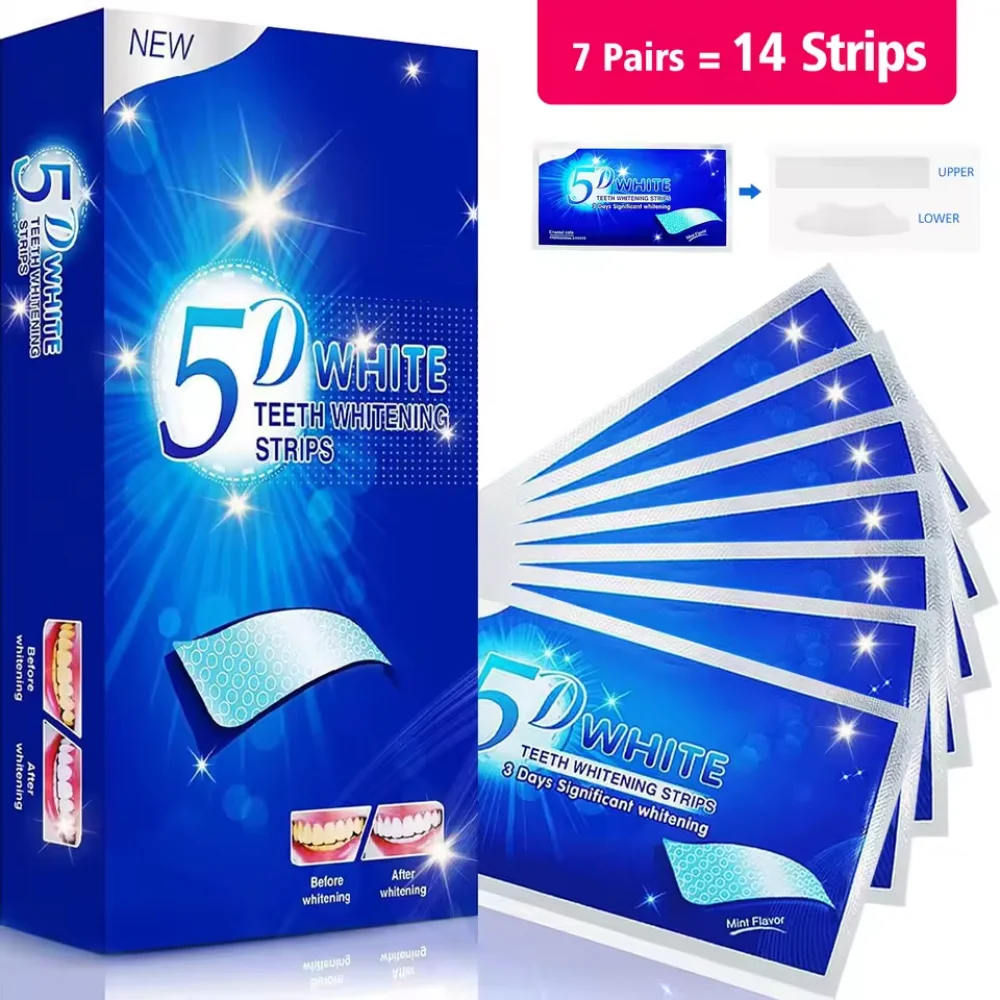 7쌍/팩 치아 미백 스트립 구강 위생 관리 미백 스트립 - Whitening Strip 3D 리뷰 및 가격