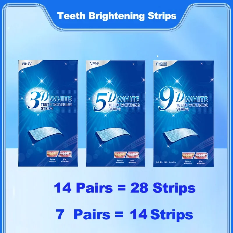 7쌍/팩 치아 미백 스트립 구강 위생 관리 미백 스트립 - Whitening Strip 3D 리뷰 및 가격