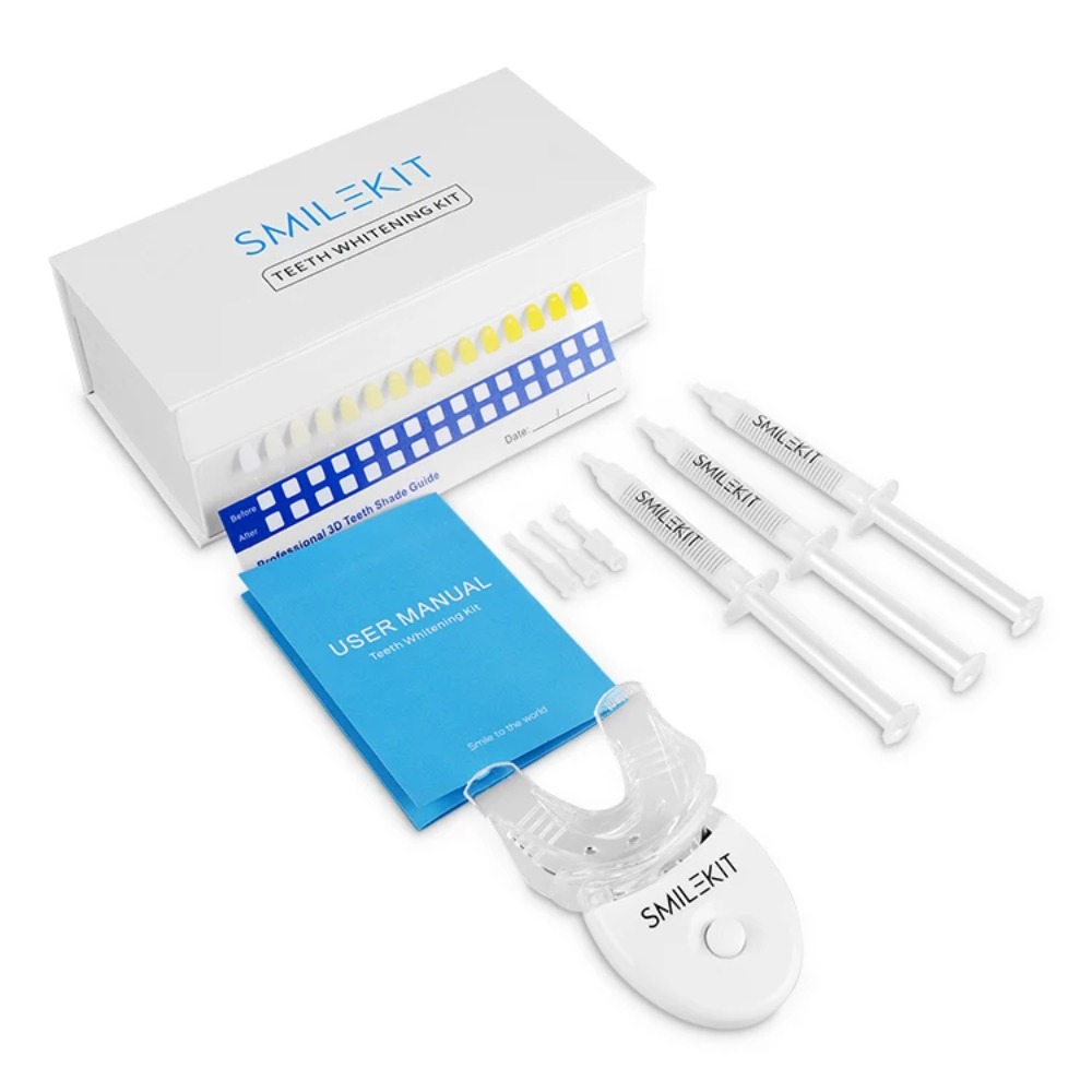 휴대용 LED 치아 미백기 가정용 구강 관리 미백 키트 - Teeth Whitening Led Kit 리뷰 및 가격