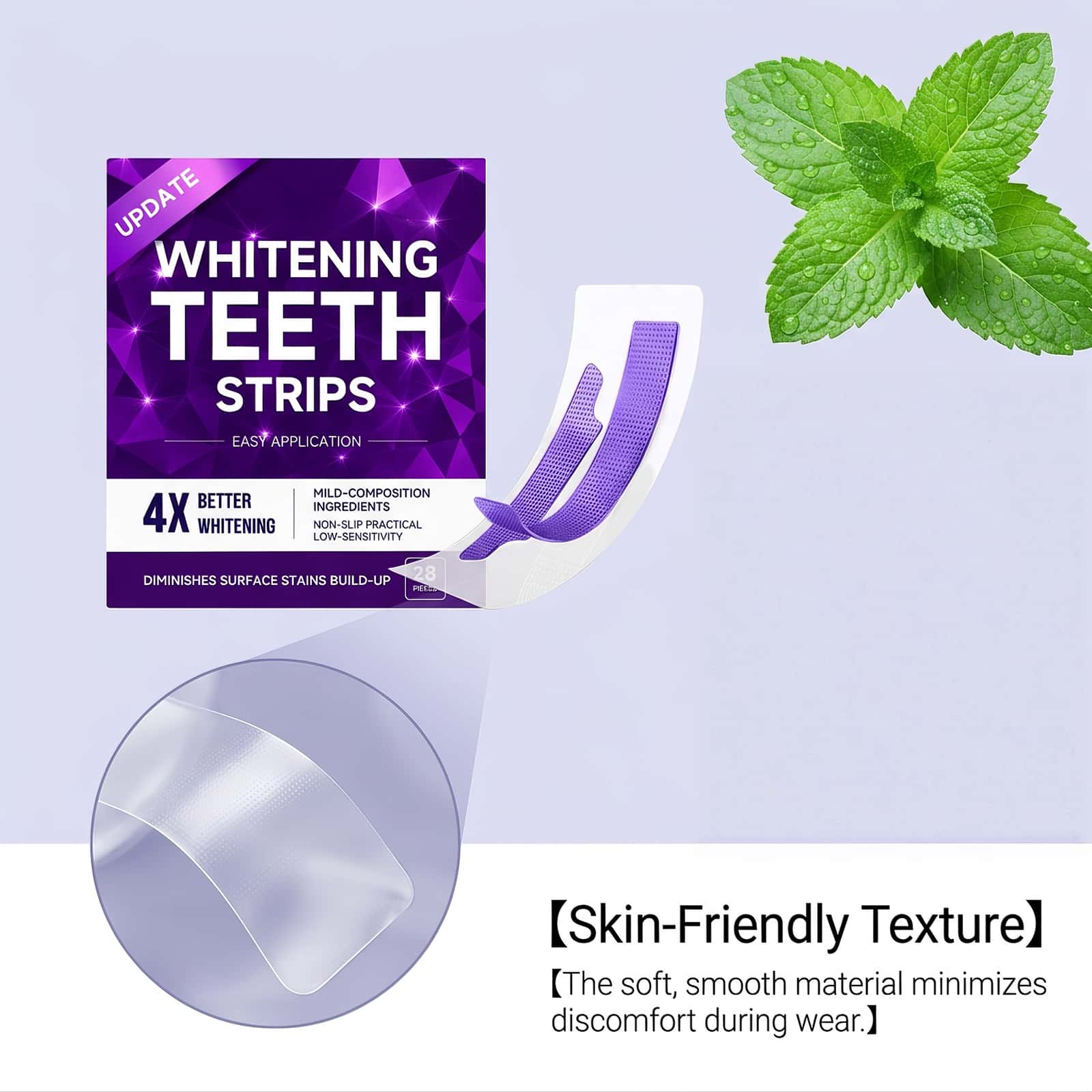 보라색 치아 미백 스트립 커피 얼룩 제거제 미끄럼 방지 - Teeth Whitening Gel Refills 리뷰 및 가격