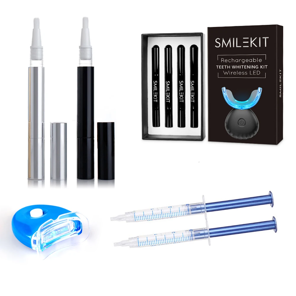 3ML 치아 미백 젤 주사기 카바마이드 과산화물 35% - Teeth Whitening Led Kit 리뷰 및 가격