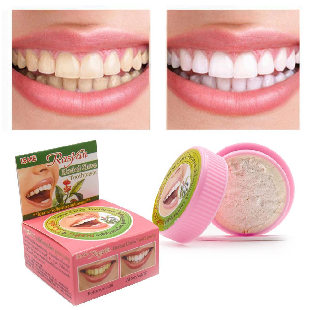 1개 천연 라시안 허브 클로브 태국 치약 치아 미백 치 - Teeth Whitening Thailand 리뷰 및 가격