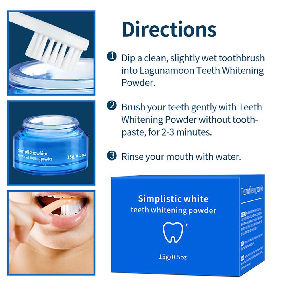 15g 치아 미백 파우더 프리미엄 에나멜 치아 케어 치 - Teeth Whitening Co 리뷰 및 가격
