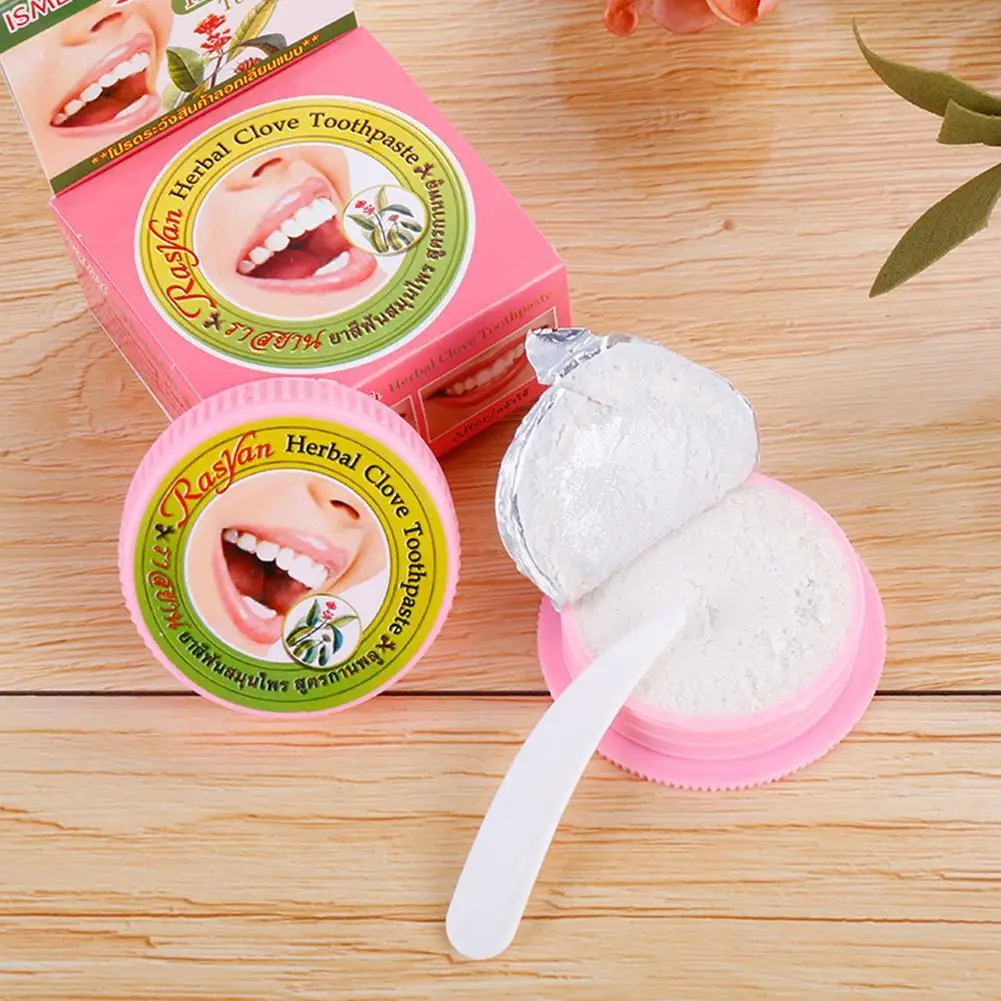 25g 라시안 타이 클로브 코코넛 치약 콤보 허브 화이 - Teeth Whitening Co 리뷰 및 가격