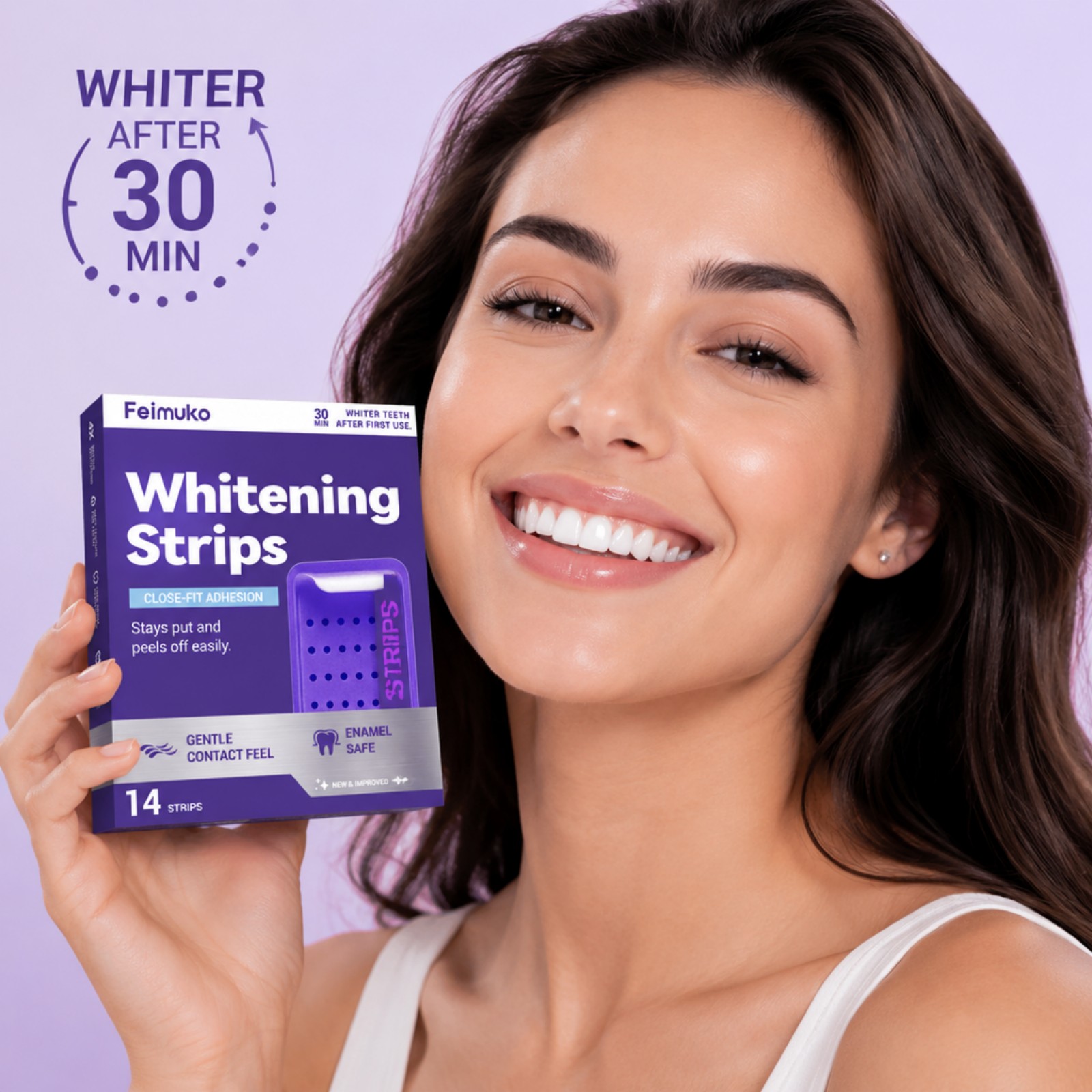 7개 프리미엄 퍼플 화이트닝 스트립 전문 치아 얼룩 제 - Teeth Whitening Gel Refills 리뷰 및 가격