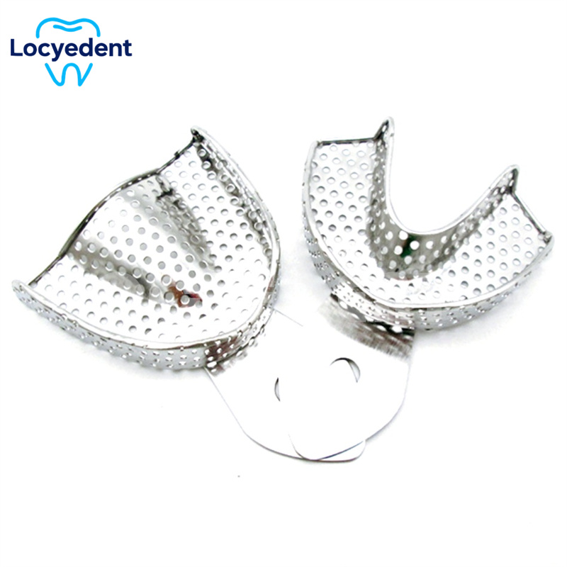10 개/대 치과 인상 트레이 스테인레스 스틸 상부 및 - Teeth Whitening Tray 리뷰 및 가격