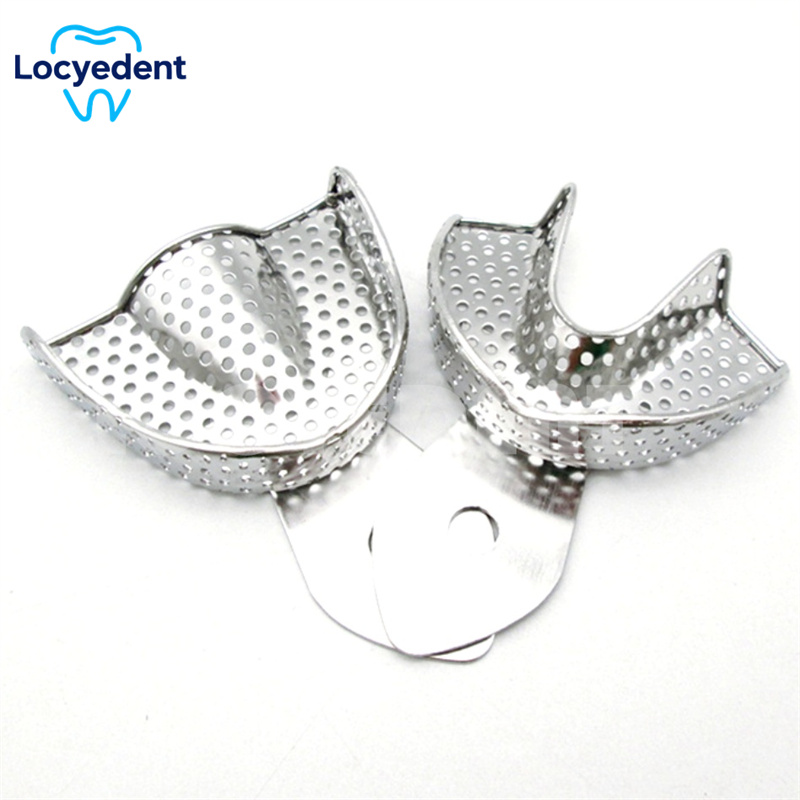 10 개/대 치과 인상 트레이 스테인레스 스틸 상부 및 - Teeth Whitening Tray 리뷰 및 가격