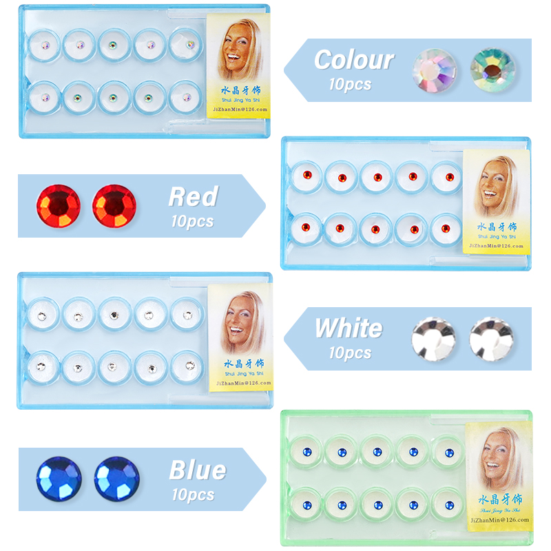 10개/박스 치과용 다이아몬드 크리스탈 장식품 보석 치 - Teeth Whitening Naturally 리뷰 및 가격
